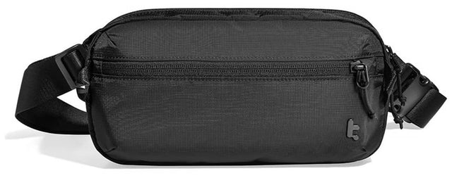 Front. tomtoc - Aviator-T33 2.5L Sling Bag with RFID Blocking, Minimalist Crossbody Bag Chest Bag Shoulder Pack for Travel, Daily Use - Black.