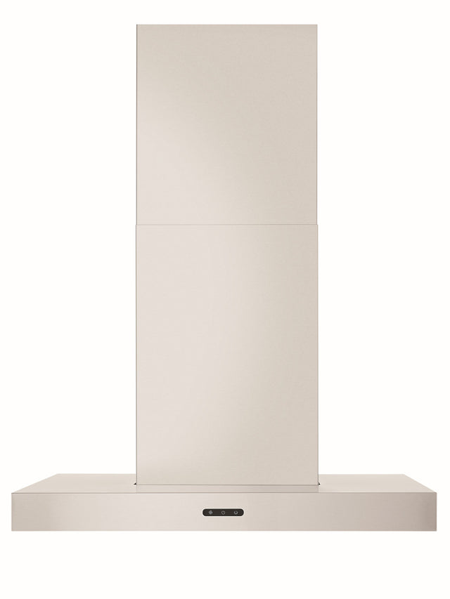 Front. Broan - Broan® Elite EW43 Series 30-Inch Convertible T-Style Wall Mount Chimney Range Hood, 460 Max Blower CFM - Stainless Steel.