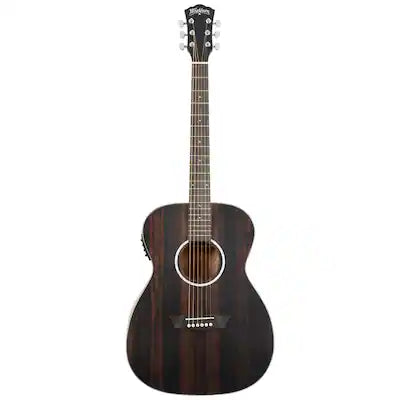Washburn - Deep Forest Ebony FE Acoustic Guitar, Striped Ebony