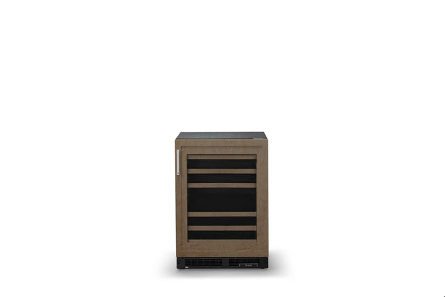 Front. Viking - 24"W 40 Bottle Undercounter Wine Refrigerator with Custom Panel - Custom Panel.