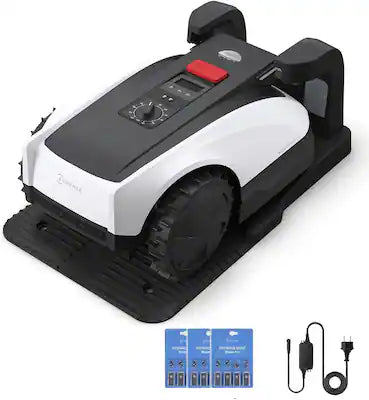 ECOVACS Robotics - Goat O1000 RTK Care Robotic Lawn Mower RTK Precision Navigation, No Perimeter Wire, Multi-Zone, Includes 36 Extra Blades