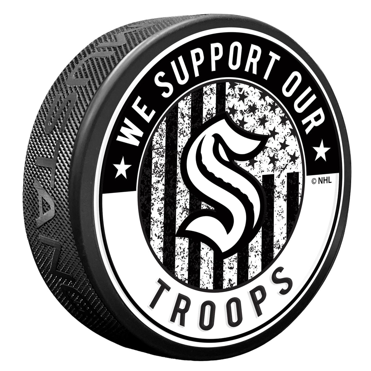 Mustang Drinkware - Seattle Kraken Military Appreciation Puck - Multicolor