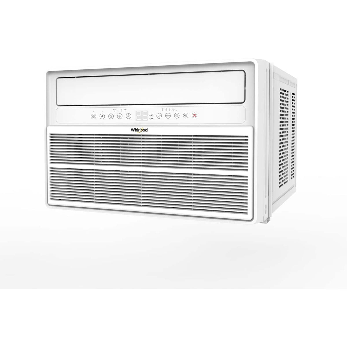 Whirlpool - 1,000 Sq. Ft. 18,000 BTU 230V Window Mounted Inverter Air Conditioner with Remote Control - White