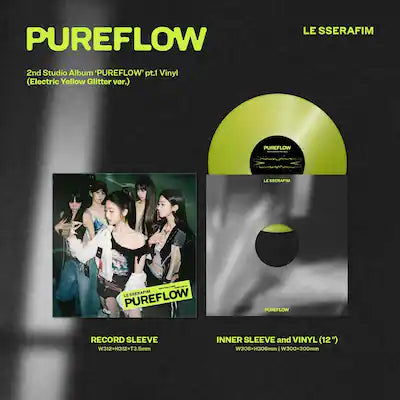 Le Sserafim - 2nd Studio Album 'PUREFLOW' pt.1  - VINYL LP