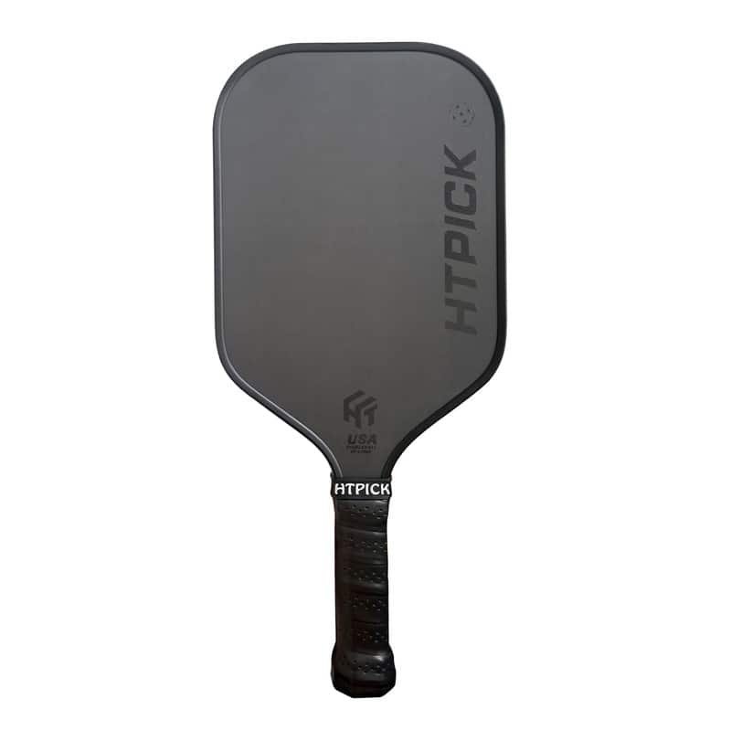 Anysun - Carbon Fiber Pickleball Paddle – Cold Pressed, 16mm Polypropylene Core, Fabric Surface, Elongated Shape - Black