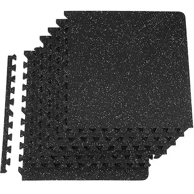 VEVOR - EVA Interlocking Foam Floor Mats, 0.56 in Thickened 6 Pcs Puzzle Rubber Tiles, 24 x 24 in Exercise Floor Mat