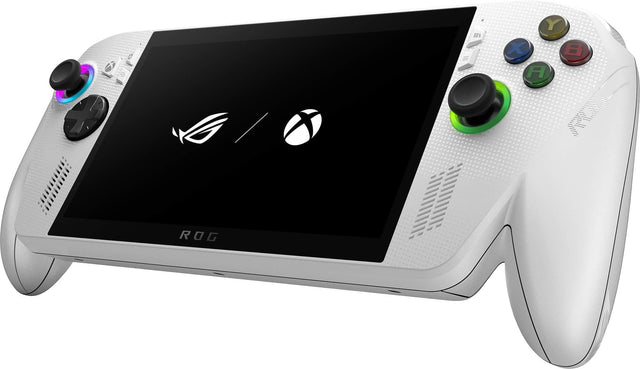 Front. ASUS - ROG Xbox Ally 7" FHD 120Hz Gaming Handheld, 3-Month Xbox Game Pass Premium, AMD Ryzen Z2 A, 16GB RAM, 512GB SSD - White.