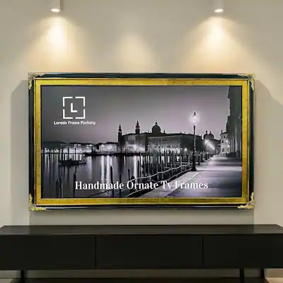 LAREDO FRAME FACTORY - 65 inch Hisense Canvas TV Ornate frame, Canvas TV by Hisense