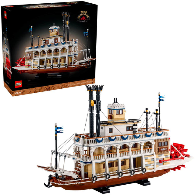 The text on the image reads "River Seamboat - - 1090 pcs/pes  de 21350 DEAS AMELIA".