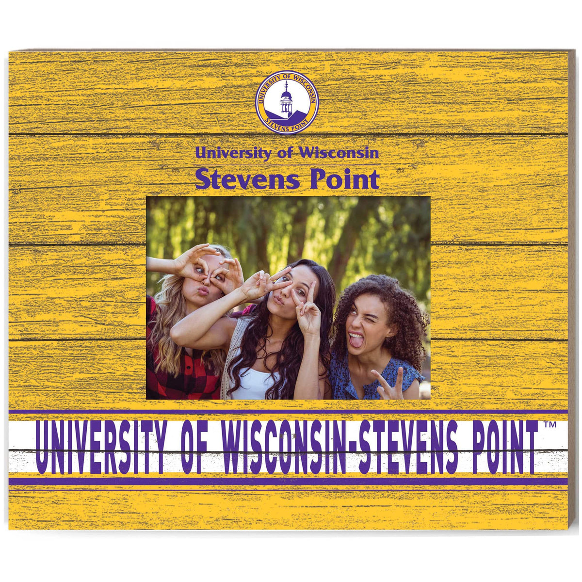 Jardine - Wisconsin-Stevens Point Pointers 11" x 13" Team Spirit Scholastic Picture Frame - Purple