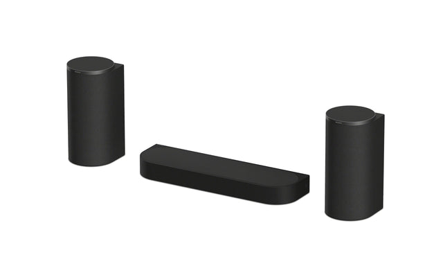 Front. Sony - BRAVIA Theater Trio, Three-Unit System, Dolby Atmos/DTS:X compatible - Black.