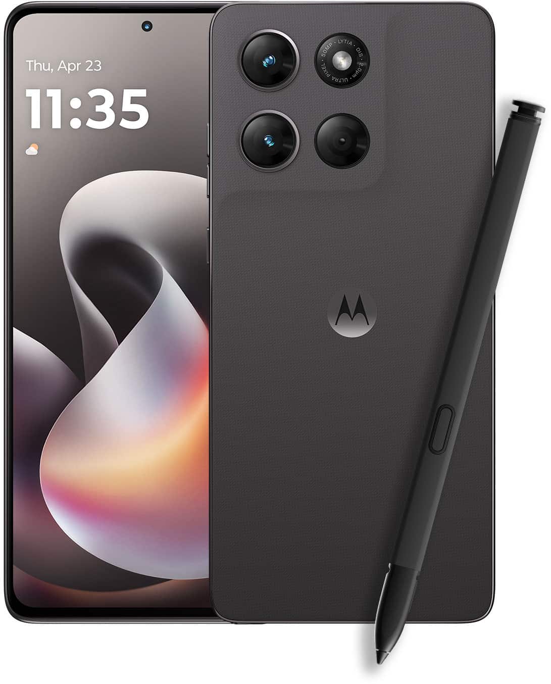 Motorola - moto g stylus 2026 128GB (Unlocked) - PANTONE Coal Smoke