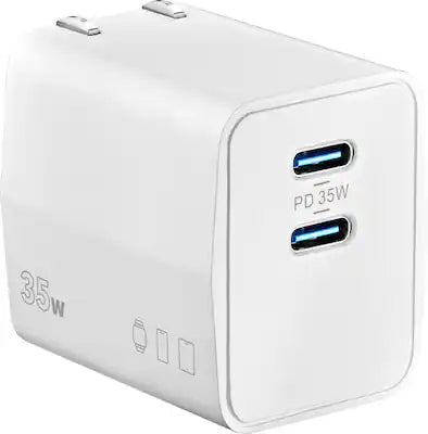 Insignia™ - 35W Dual USB-C Port Wall Charger