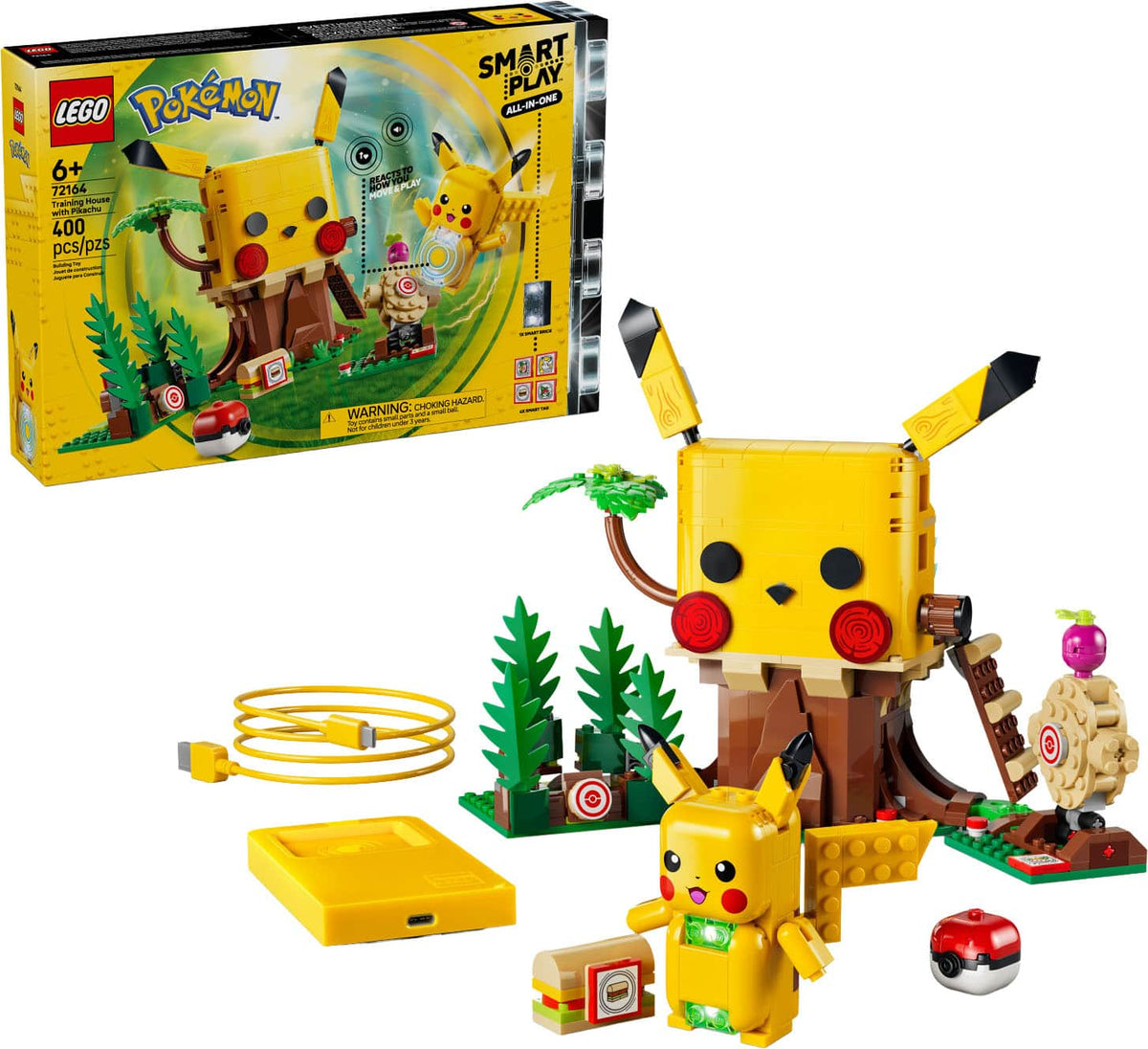 LEGO - Pokémon SMART Play: Training House with Pikachu 72164