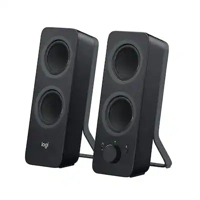 Logitech - Z207 2.0 Bluetooth Stereo Computer Speakers (2-Piece)