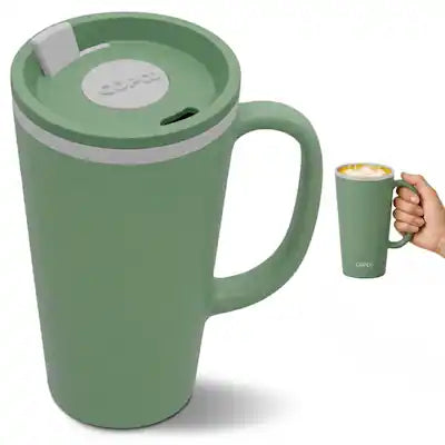 Copco - Travel Coffee Mug, 16 oz - Double Wall Insulated BPA-Free with Handle