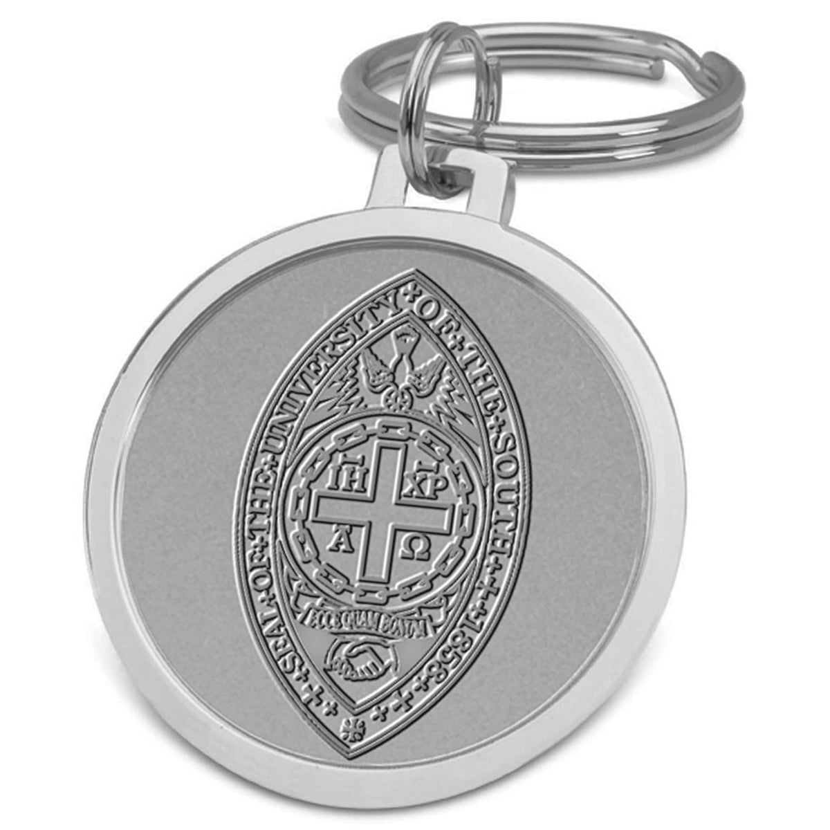 Jardine - University of the South Tigers Team Logo Split-Wire Key Ring - Silver