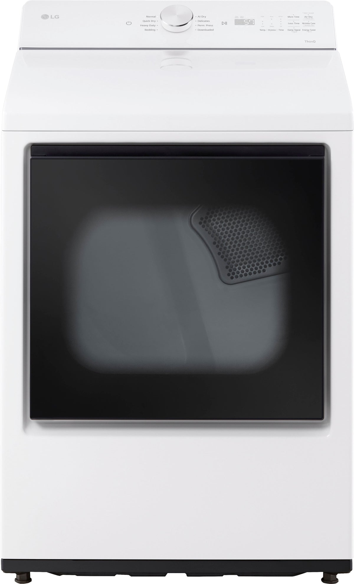 LG - 7.3 Cu. Ft. Smart Gas Dryer with Sensor Dry - Alpine White