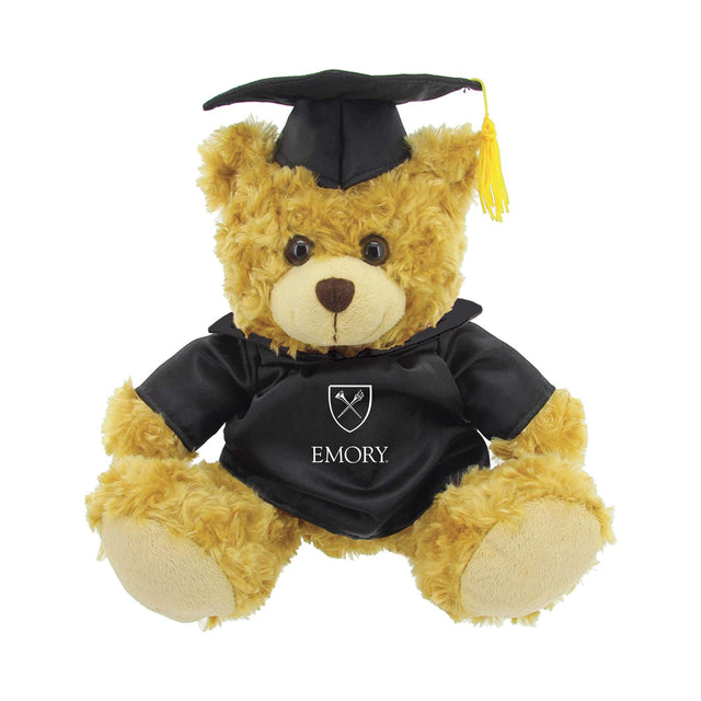 Front. Jardine - Emory Eagles 12'' Graduation Plush Bear - Oatmeal.
