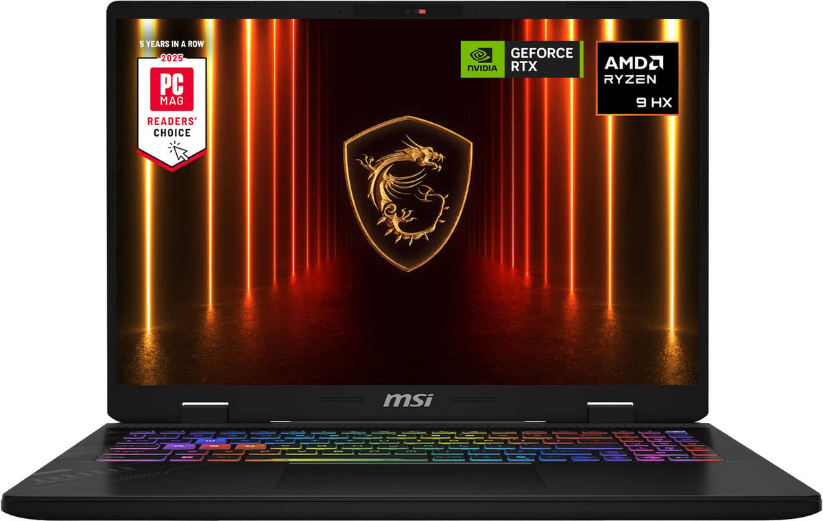 MSI - Crosshair A16 HX 16" 2.5K QHD+ 240Hz Gaming Laptop - AMD R9 8940HX - NVIDIA GeForce RTX 5060 - 16GB Memory - 1TB Storage - Cosmo Gray