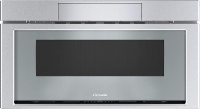 Front. Thermador - Masterpiece and Professional Series 1.2 Cu. Ft. Microwave Drawer with Sensor Cooking Controls - Stainless Steel.