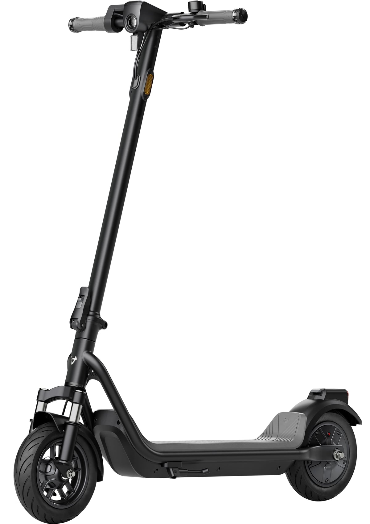 NIU - KQi 100F Foldable Electric Kick Scooter w/ 22 mi Max operating Range & 18 mph Max Speed - Gray