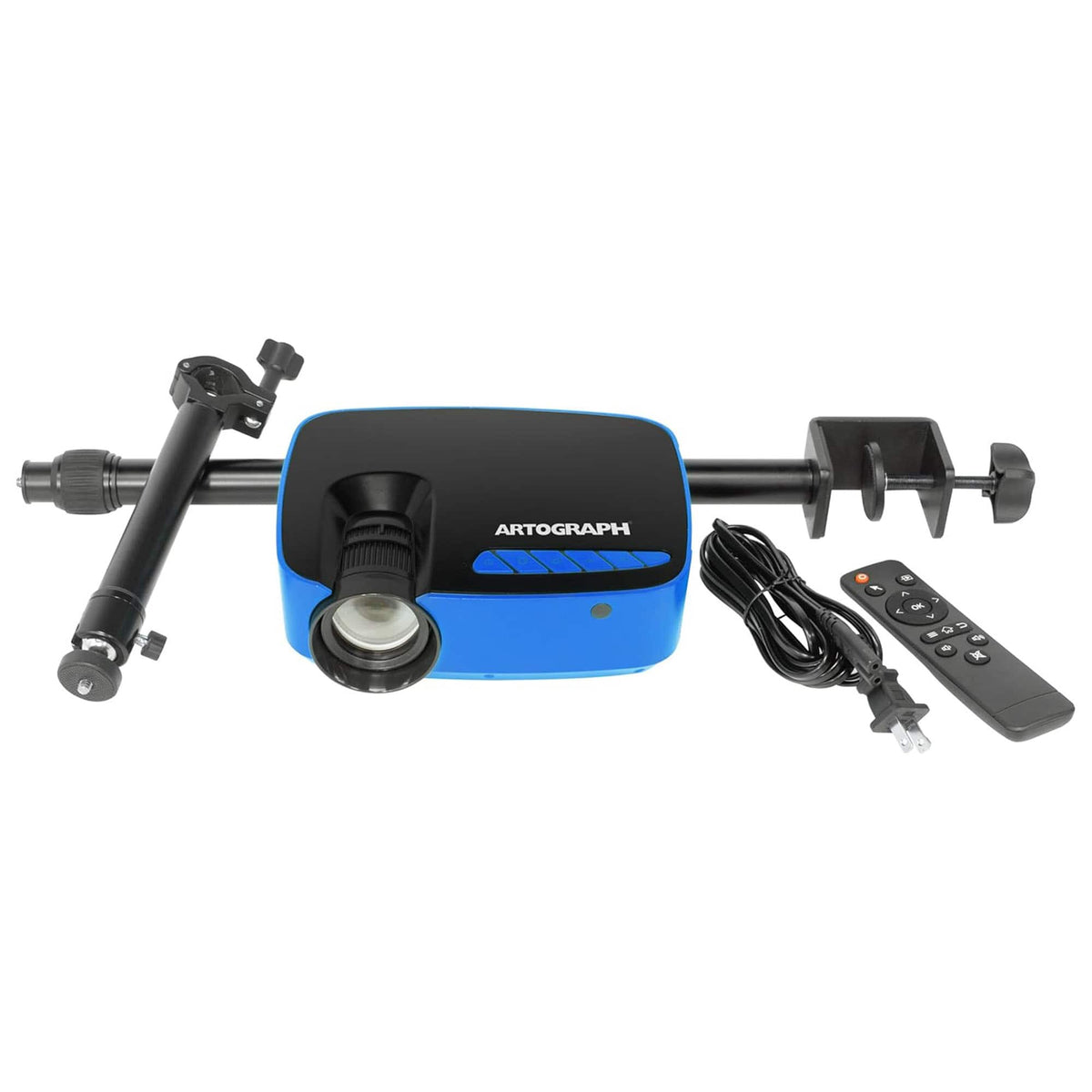 Artograph - Smart HD Digital Art Projector, Wi Fi, Clamp Stand, Flare 100, Blue - Blue, Black