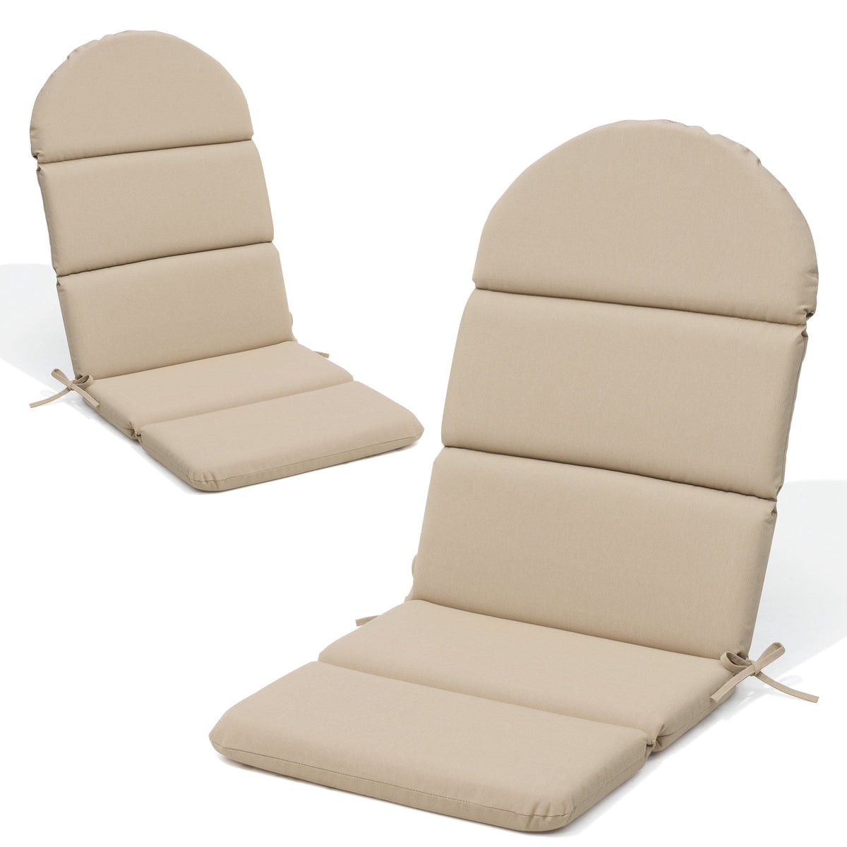 Crestlive Products - Outdoor Adirondack Patio Chair Cushion - Beige