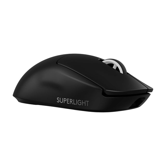 Front. Logitech - G PRO X SUPERLIGHT 2 LIGHTSPEED Lightweight Wireless Optical HERO 2 Sensor 44 000 DPI Gaming Mouse with 8K Polling - Black.