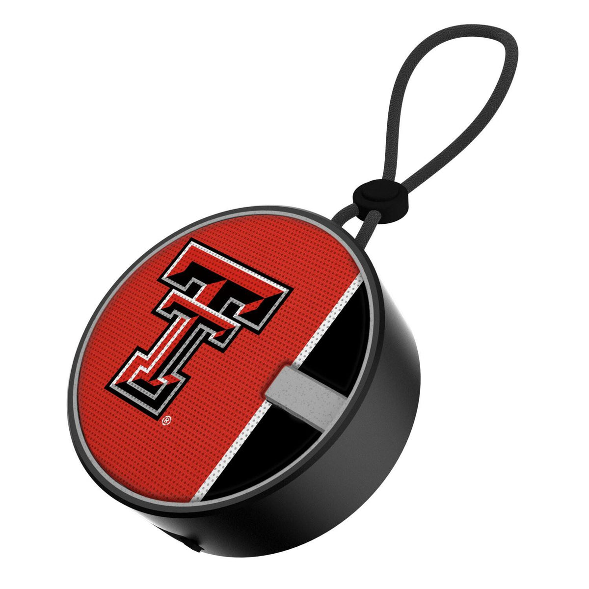 Keyscaper - Texas Tech Red Raiders Logo Waterproof Bluetooth Speaker - Multicolor