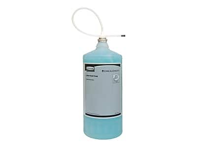 RubberMaid - Liquid Hand Soap Refill for OneShot Dispenser, Floral Scent, 4/Carton - Blue