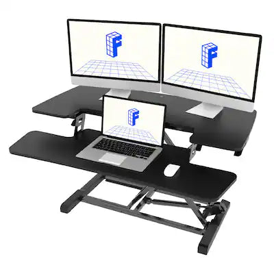 FlexiSpot - M7 Series 35"W Manual Adjustable Standing Desk Converter