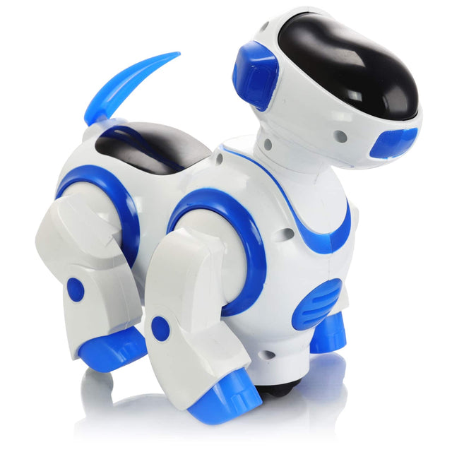 Front. Vivitar - Vivitar Kids Tech Dancing Robot Dog Toy in Blue.