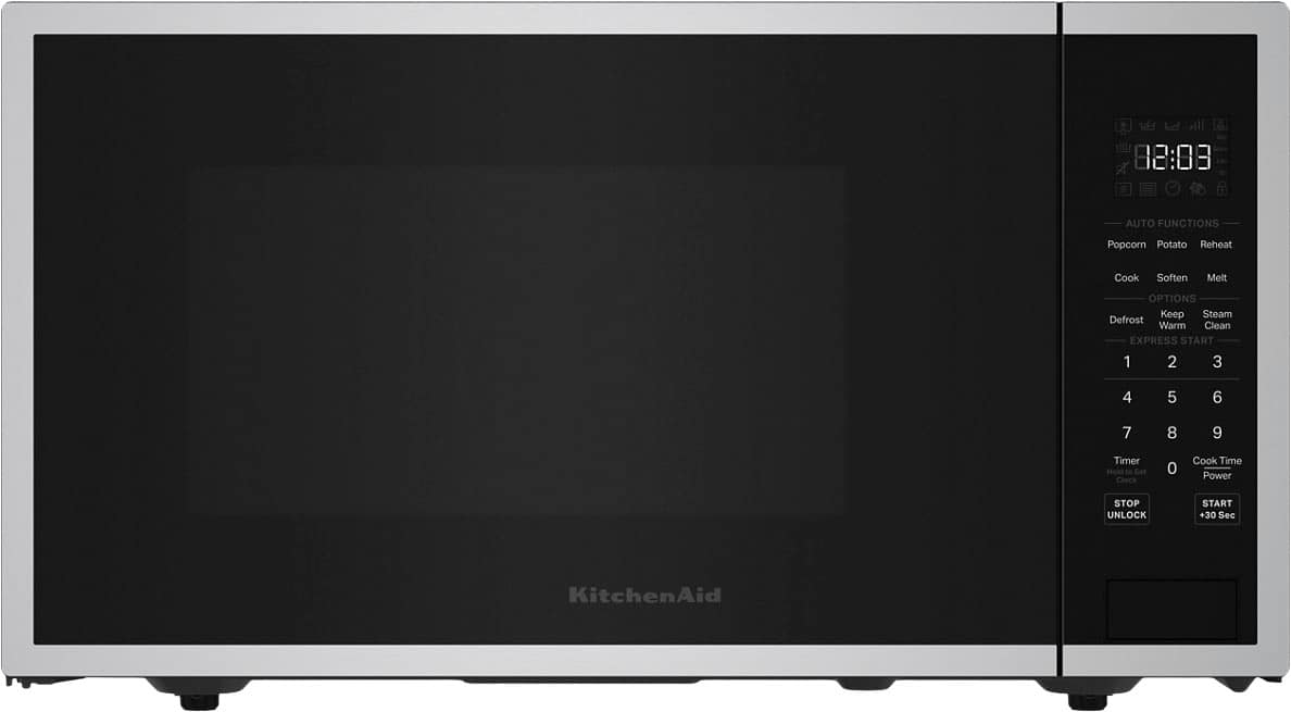 KitchenAid - 1.6 Cu. Ft. Countertop Microwave - Stainless Steel