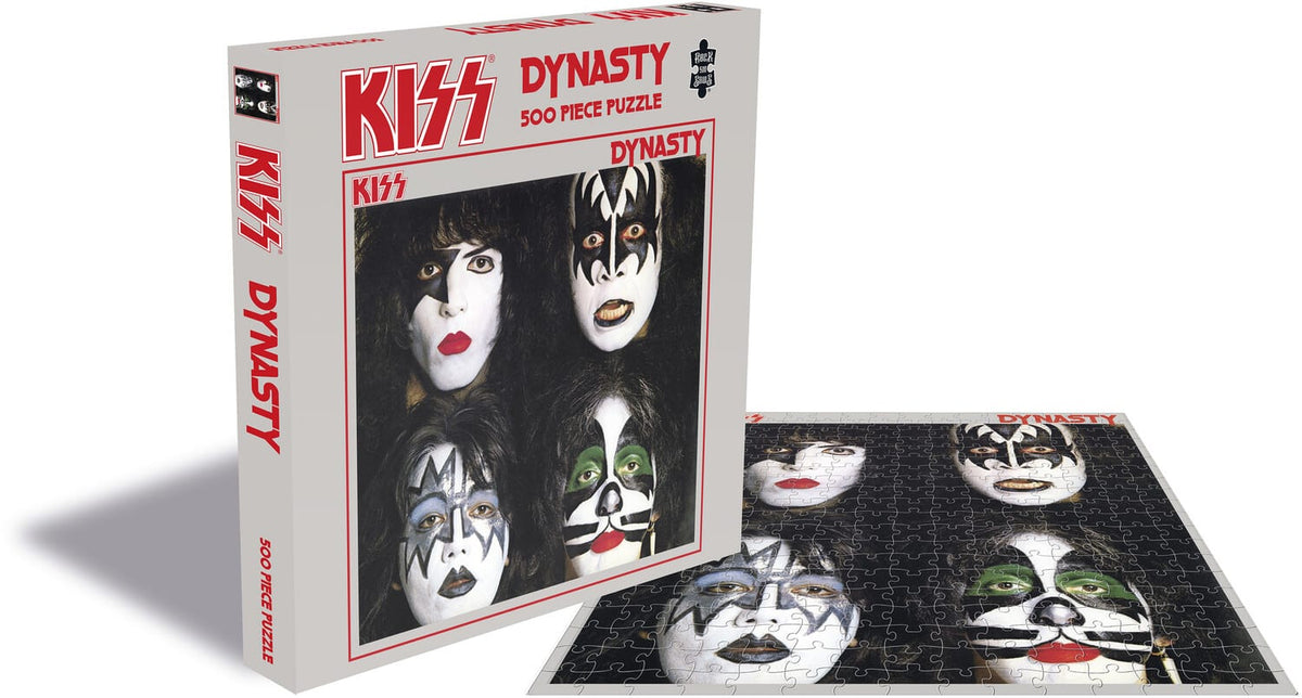 PopMarket - Kiss - RockSaws - Kiss Dynasty (500 Piece Jigsaw Puzzle) - GAMES (MISC) - Multicolor