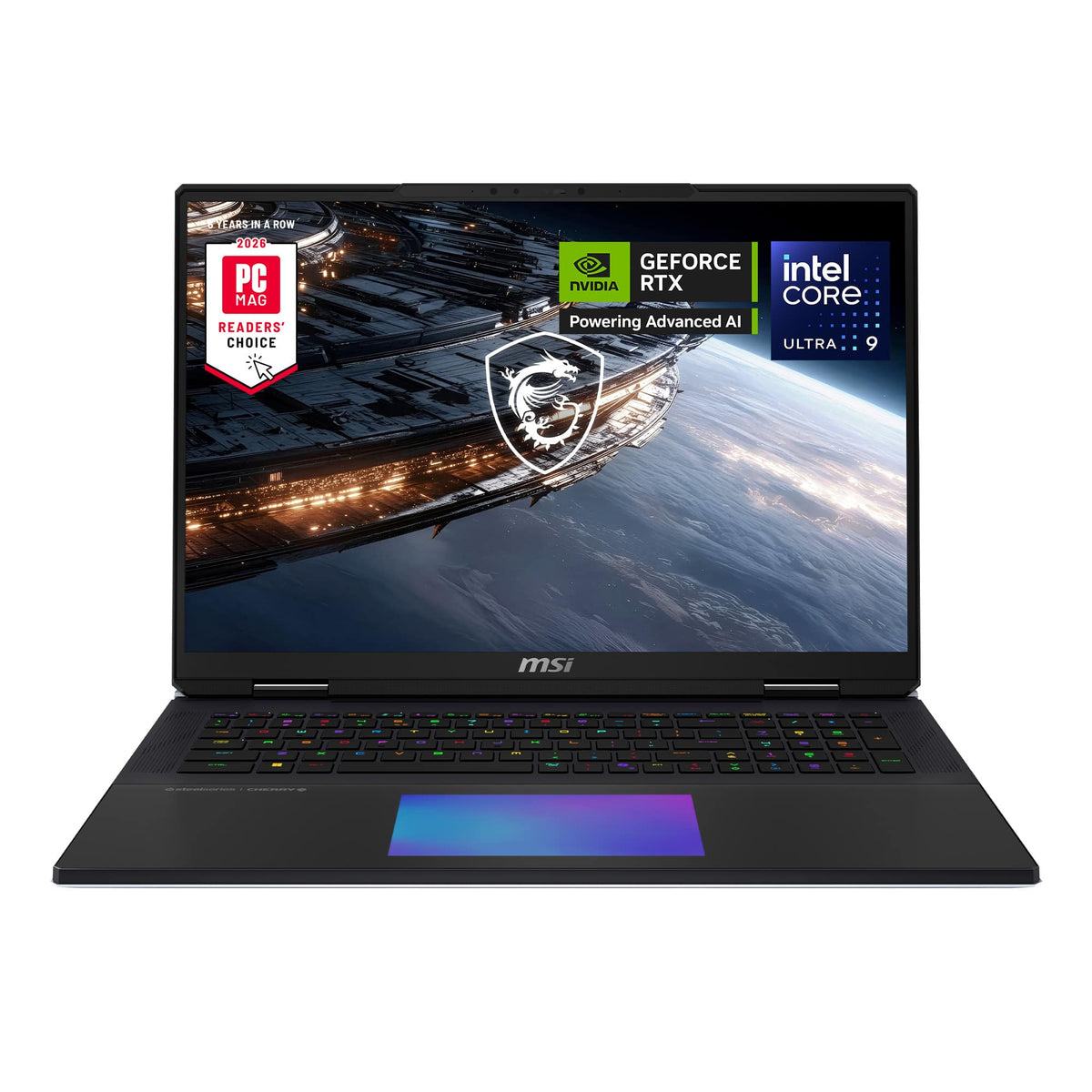MSI - Titan 18 HX AI 18” UHD+ Gaming Laptop - Intel Core Ultra 9 290HX Plus 2026 - RTX 5090 - 64GB RAM - 4TB - Core Black