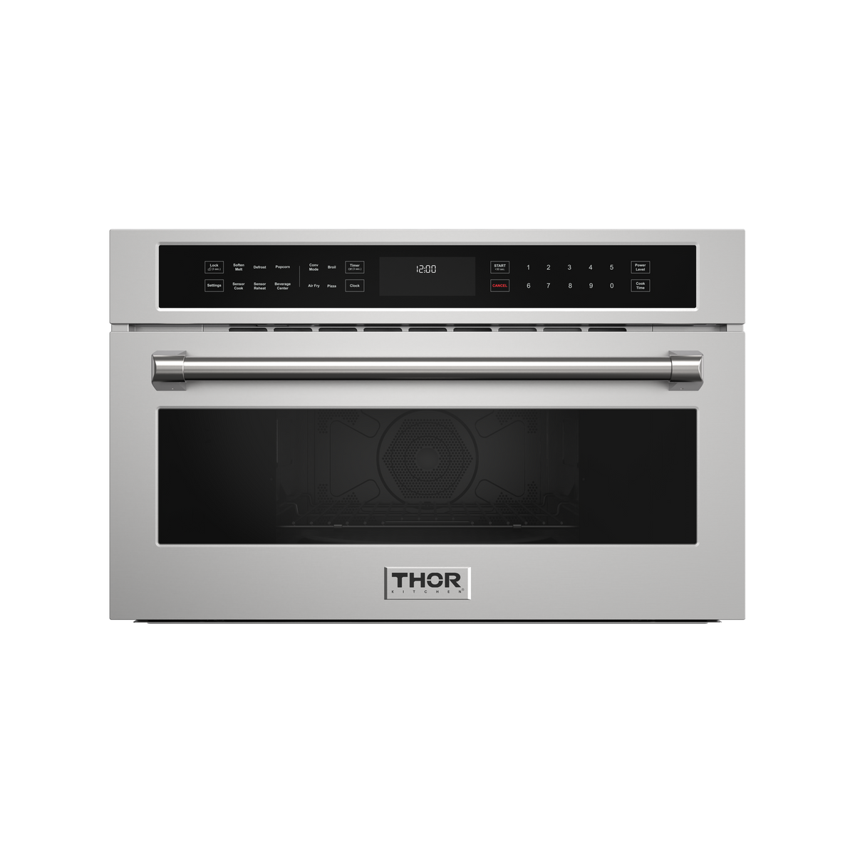 Thor Kitchen - 1.6 Cu. Ft. Built-In Microwave Oven with Air Fry With Sensor Cooking - Stainless Steel
