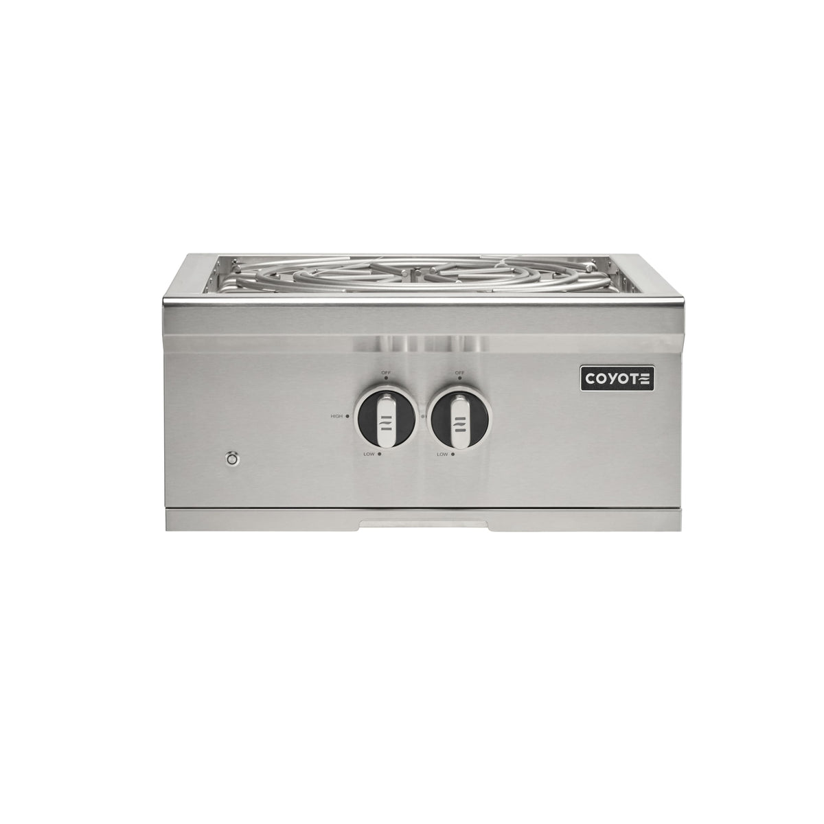 Coyote - 24" Single Built-In Gas Power Burner (LP) - Stainless Steel