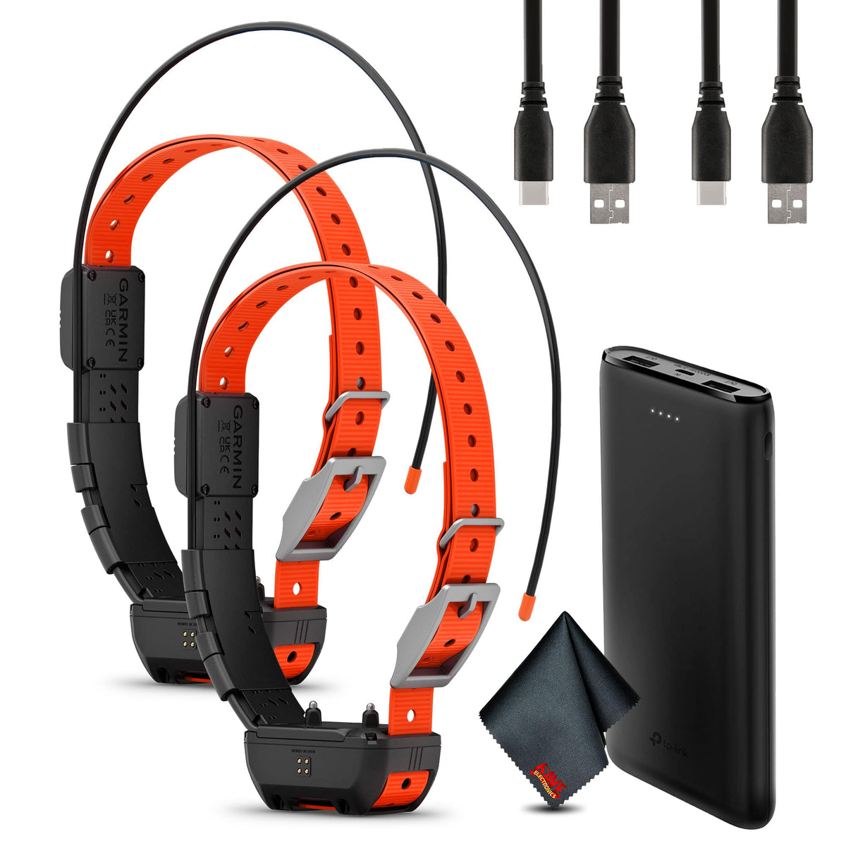 Garmin - Alpha TT25 GPS Training Collar 2-Pack Bundle - Black