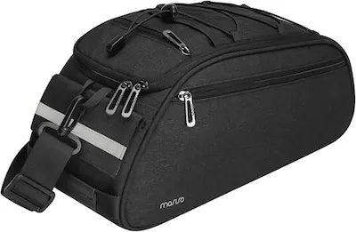 mosiso - Bike Rack Bag Waterproof Bicycle Trunk Pannier Cycling Bike Carrier Backseat Storage Luggage Saddle Shoulder Bag