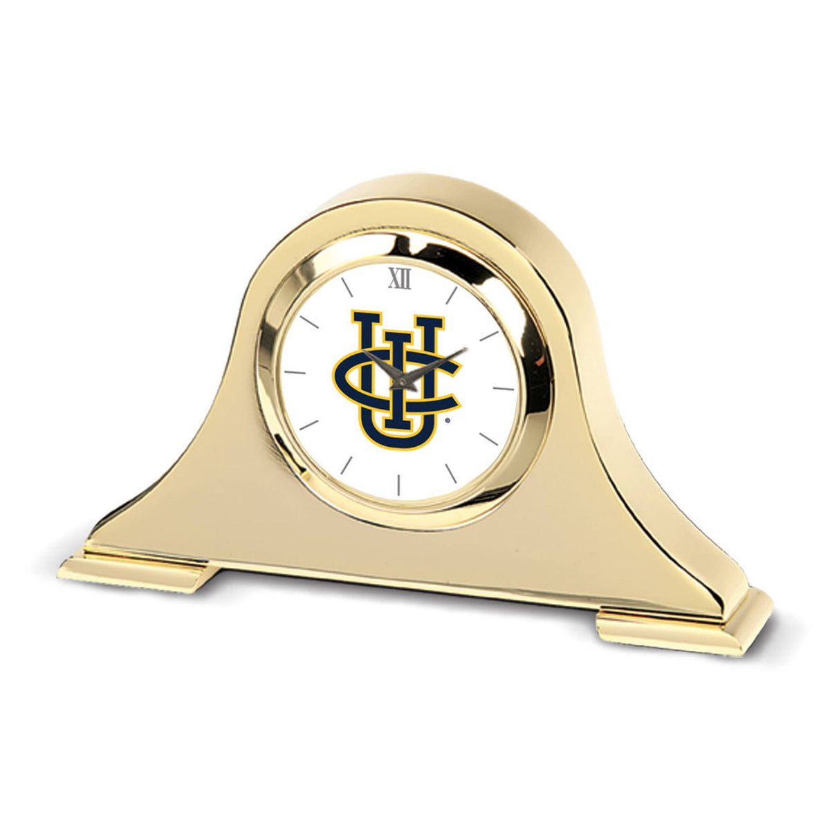 Jardine - UC Irvine Anteaters Team Logo Napoleon Desk Clock - Gold