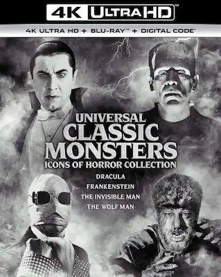 Universal Classic Monsters: Icons of Horror Collection   - 4K Blu-Ray