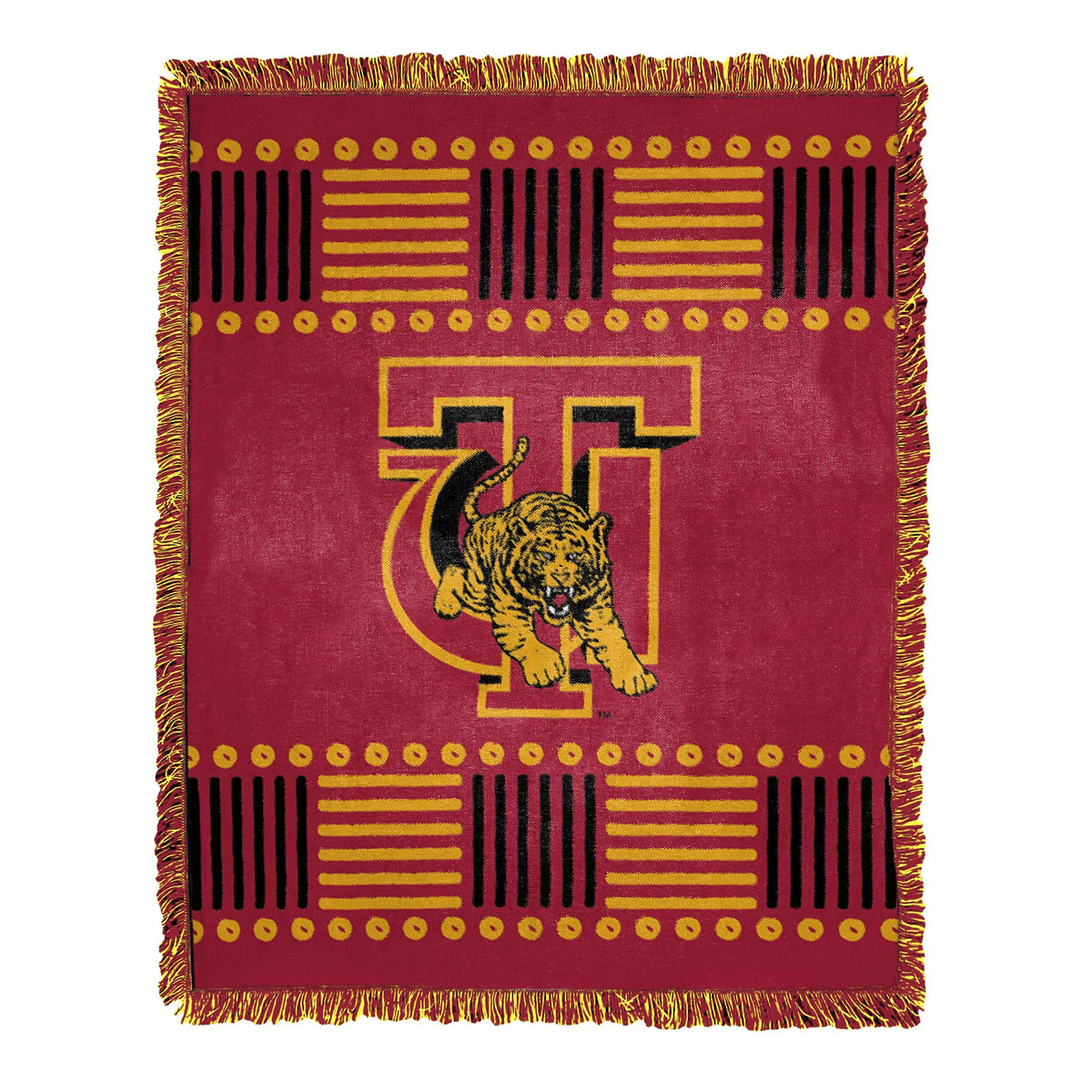 Northwest - Tuskegee Golden Tigers Homage Jacquard Throw Blanket - Multicolor