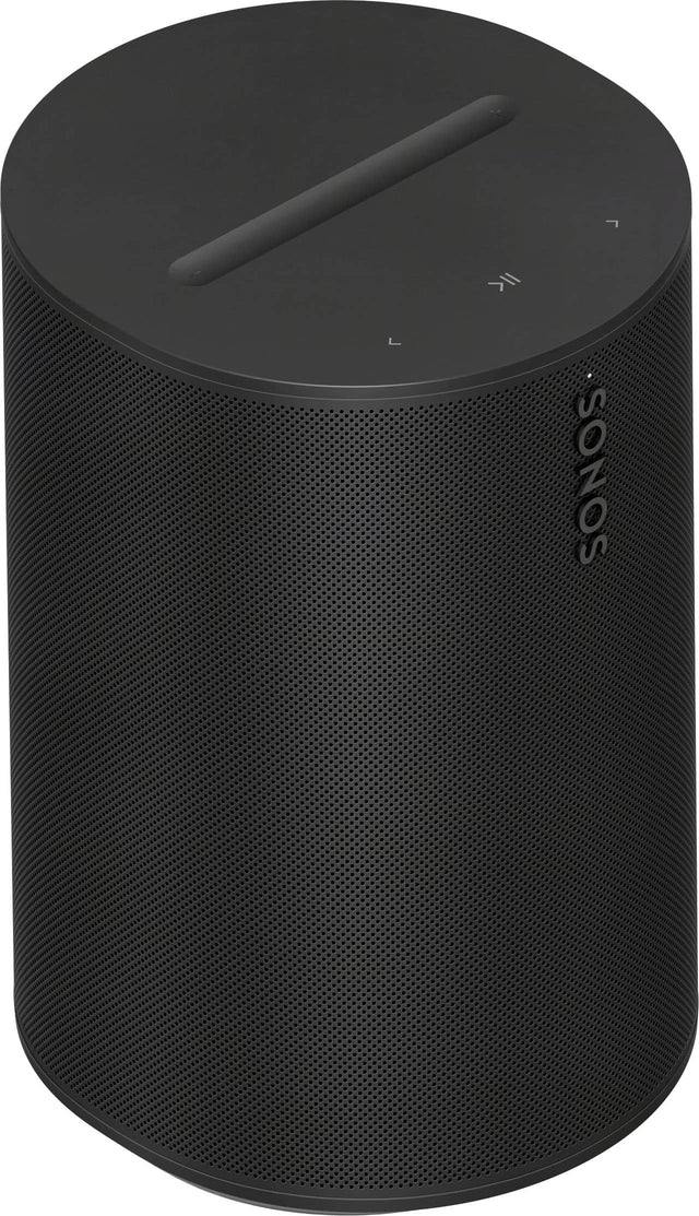 Front. Sonos - Era 100 SL WiFi and Bluetooth Wireless Speaker (Each) - Black.