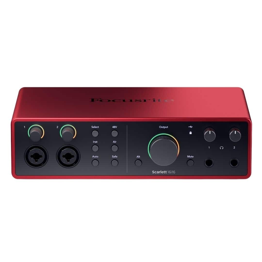 Focusrite - Scarlett 16i16 4G (4th Generation) 16-in, 16-out USB Audio Interface