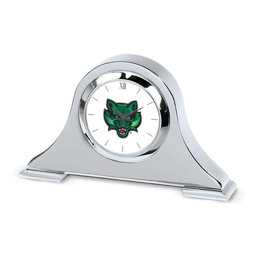Jardine - Binghamton Bearcats Logo Napoleon Desk Clock - Silver