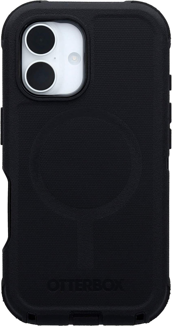 OtterBox - Defender Series Pro Hard Shell for MagSafe for Apple iPhone 16 - Black