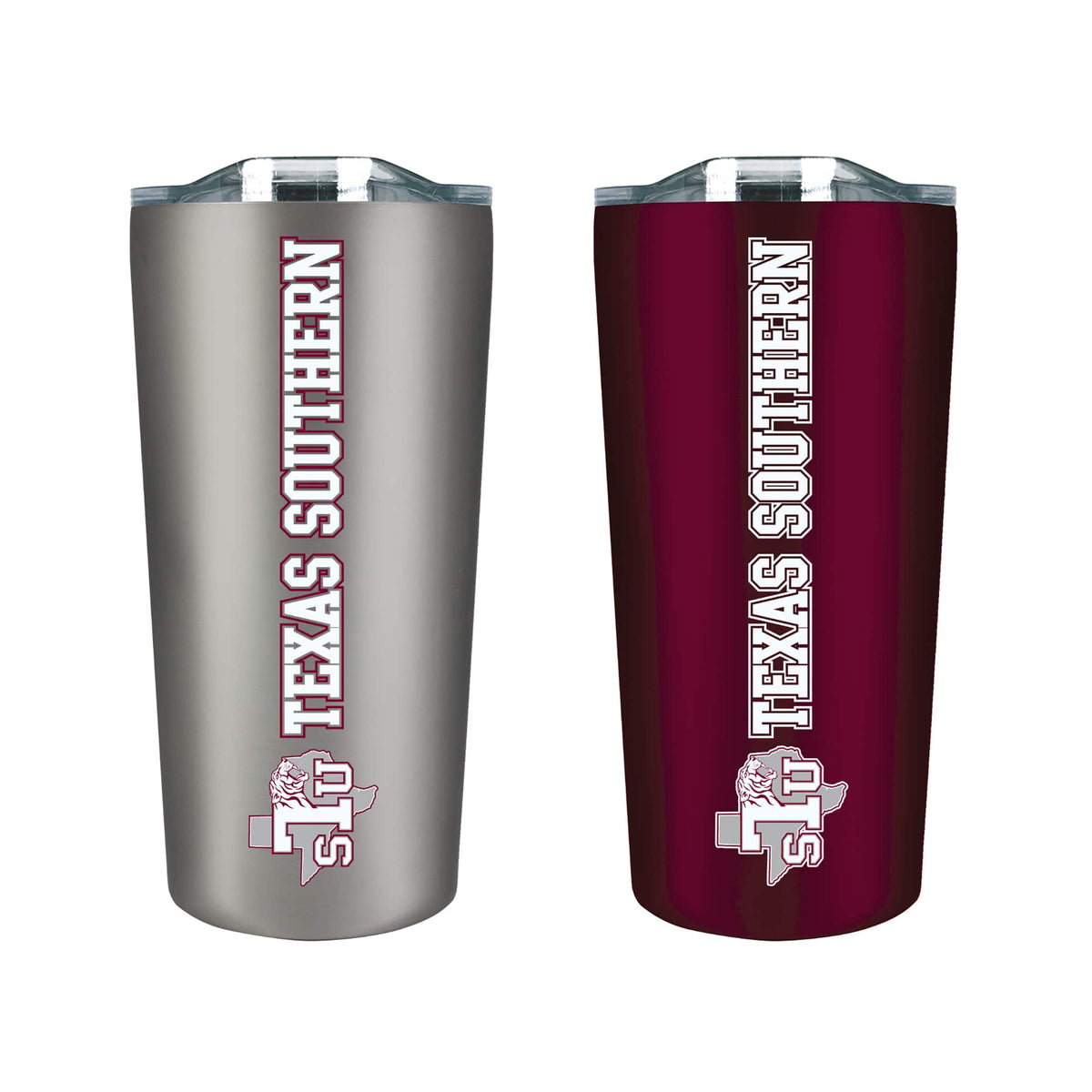 The Fanatic Group - Texas Southern Tigers 18oz. Soft Touch Tumbler Two-Piece Set - Multicolor