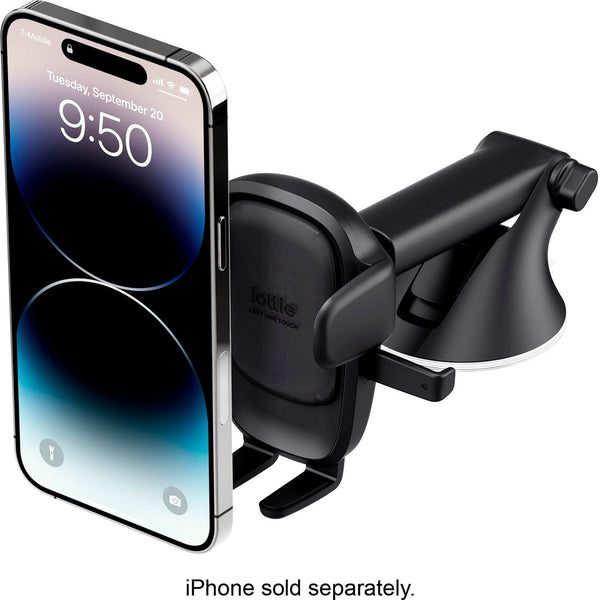 iOttie - Easy One Touch 6 Universal Dashboard & Windshield Mount for Mobile Phones - Black