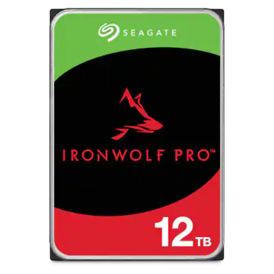 Seagate - IronWolf Pro ST12000NT001 12TB 7200 RPM 256MB Cache SATA 3.5 inch Internal Hard Drive